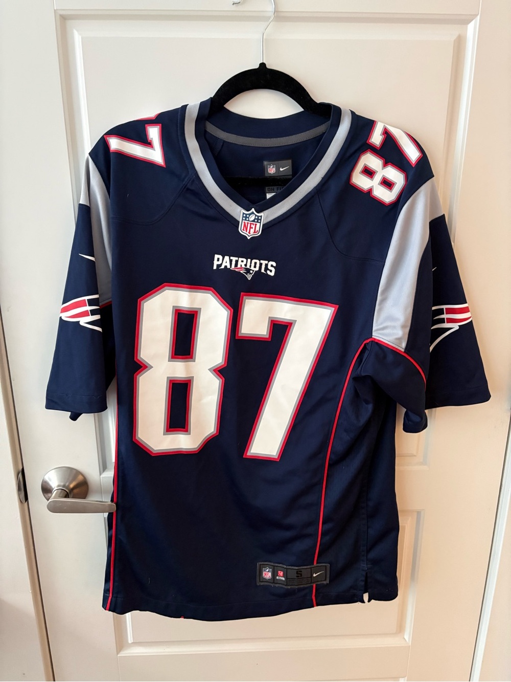 Nike New England Patriots #87 Gronkowski Adult S Jersey